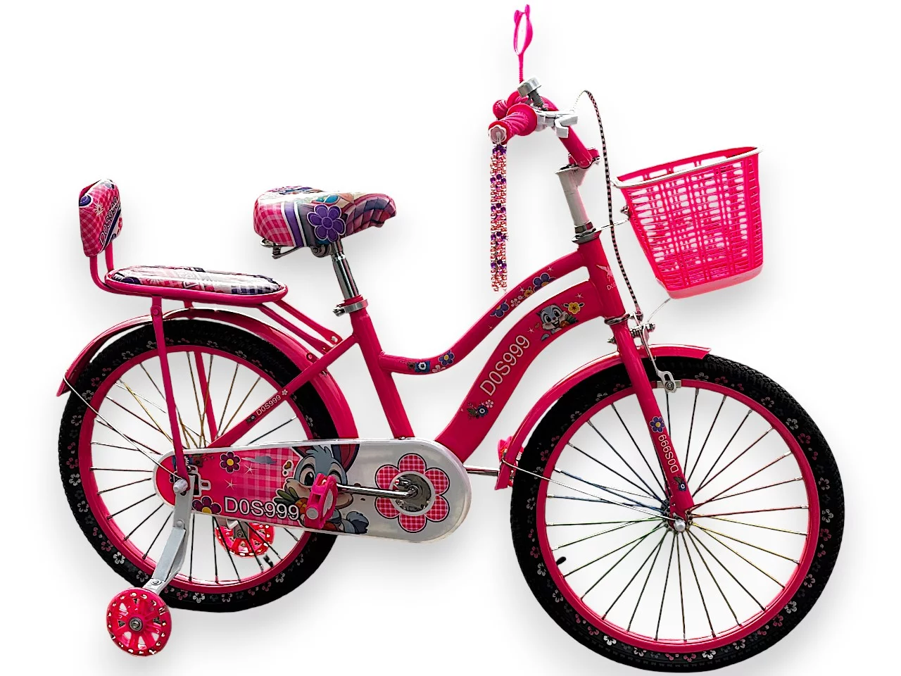 Детский велосипед розовый 12 модель 05